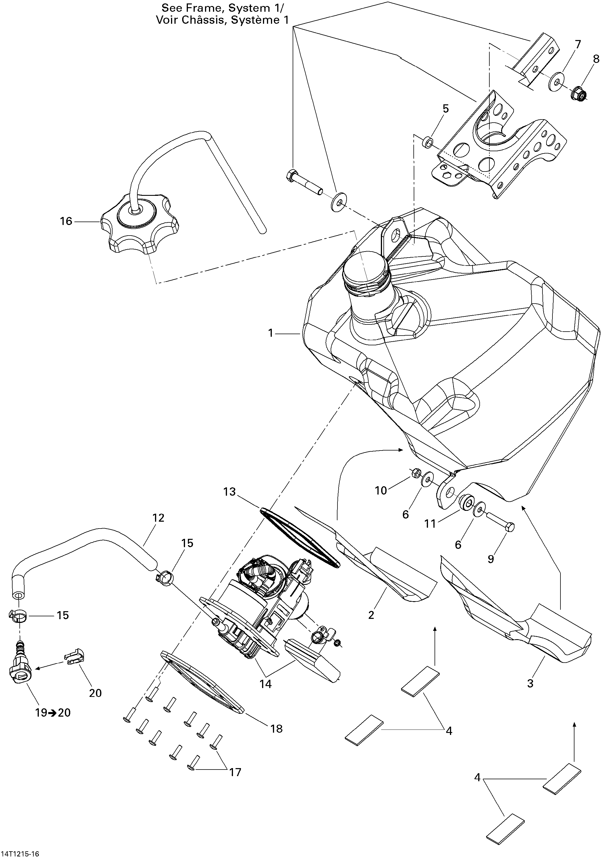 02 SYSTEME ALIMENTATION POUR DS 2X4 XMX NOIRJAUNE 2013