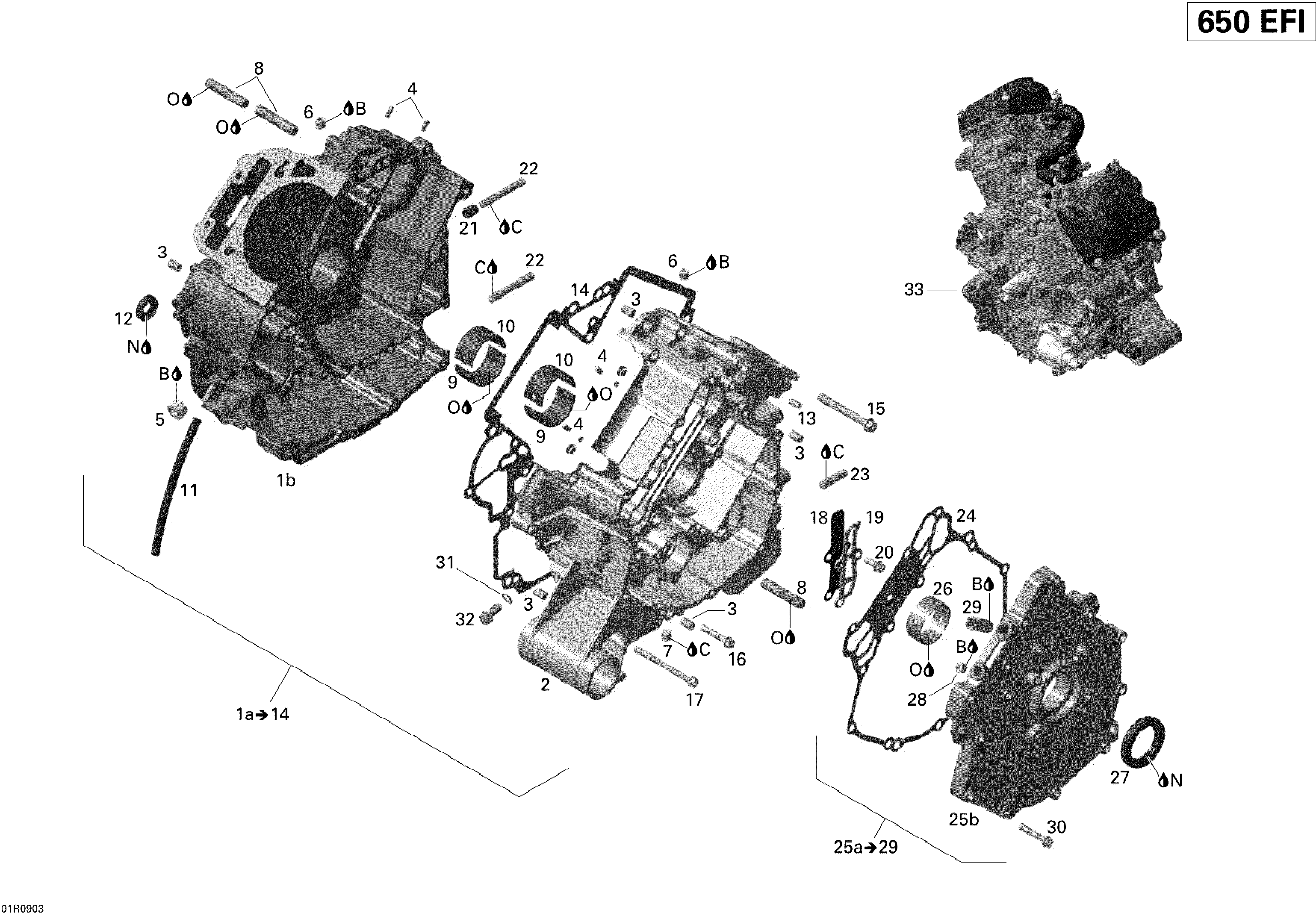 01 CARTER POUR OUTLANDER MAX STD 650 EFI CVT ROUGE VIPERE 2009