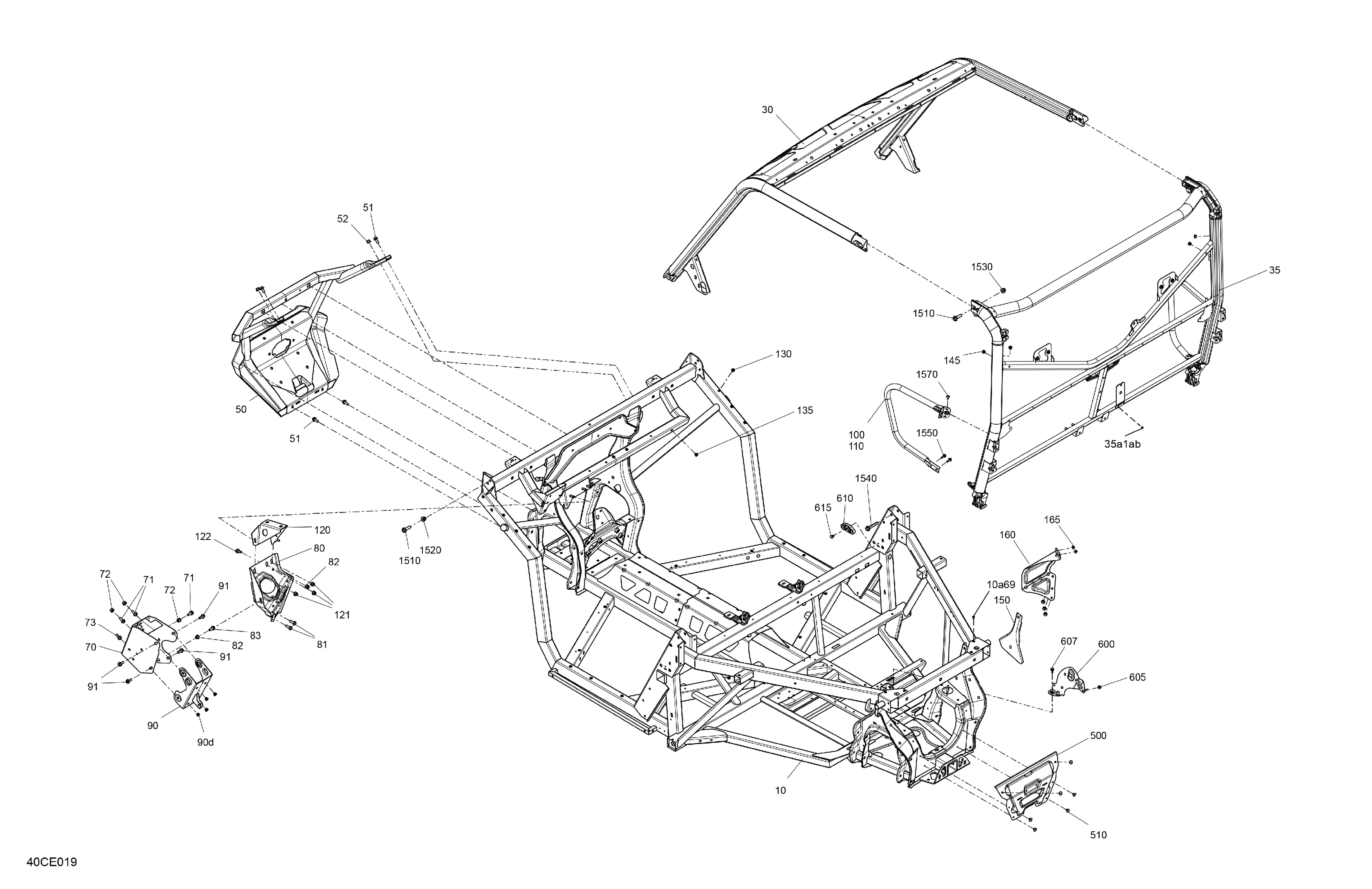 06 CHASSIS SYSTEME POUR TRAXTER HD9 DPS VERT ESCADRON 2025