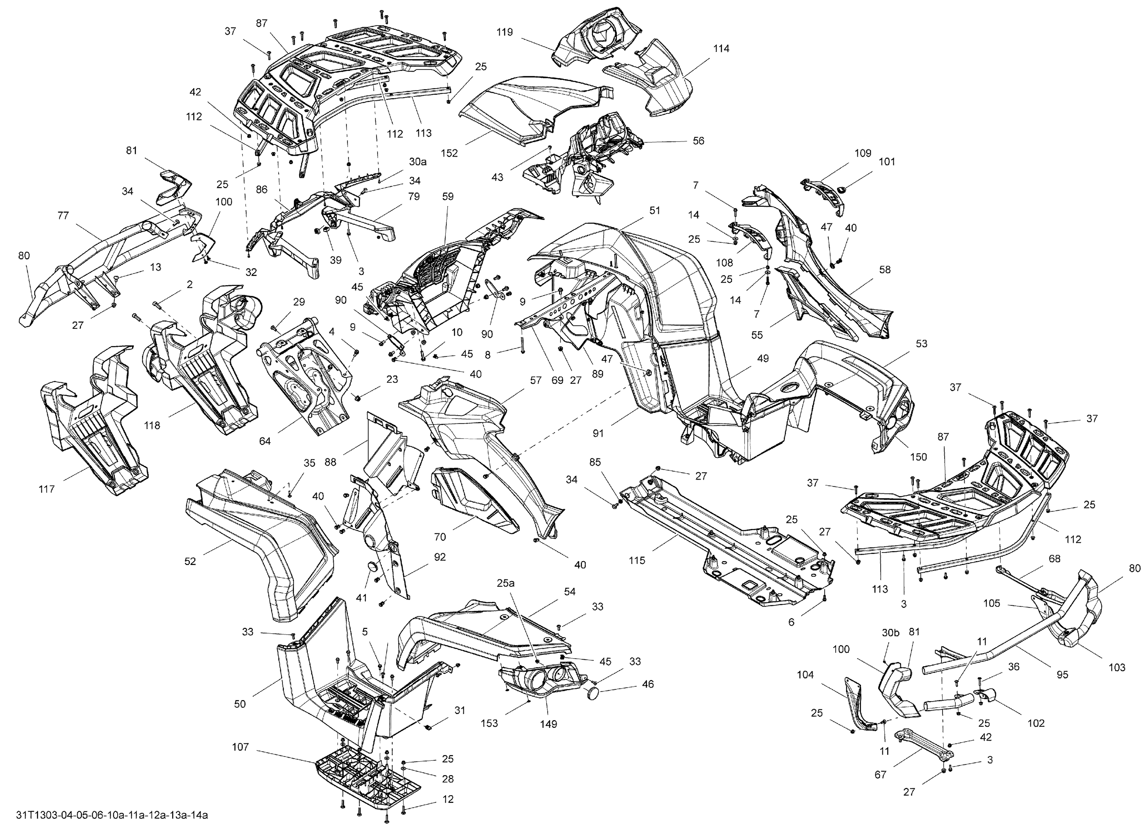 09 CARROSSERIE ET ACCESSOIRES POUR OUTLANDER MAX LTD BLANC HYBRIDE 2013