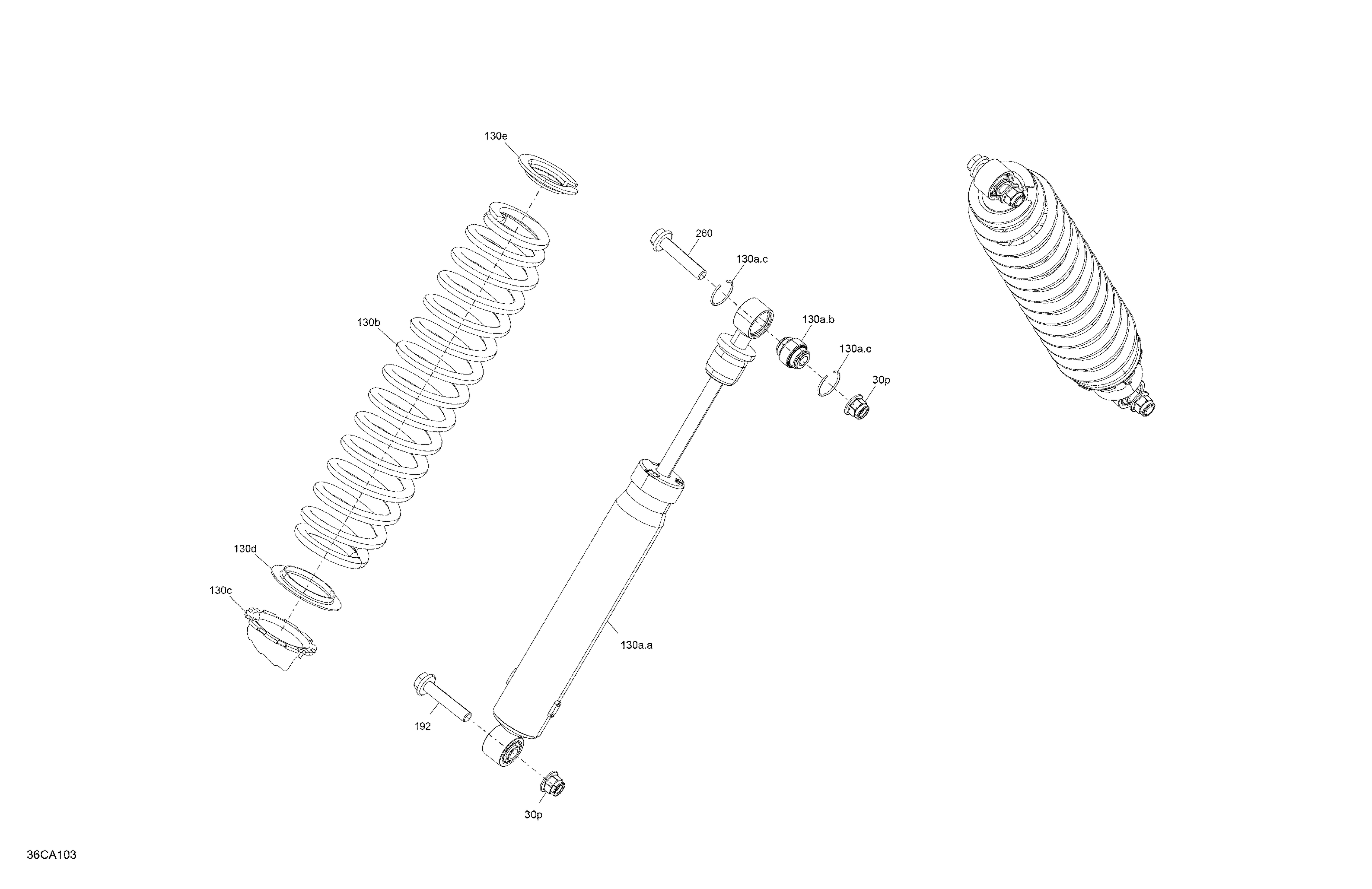 05 SUSPENSION AMORTISSEURS AVANT DPS POUR COMMANDER MAX 1000R DPS VERT TUNDRA 2021