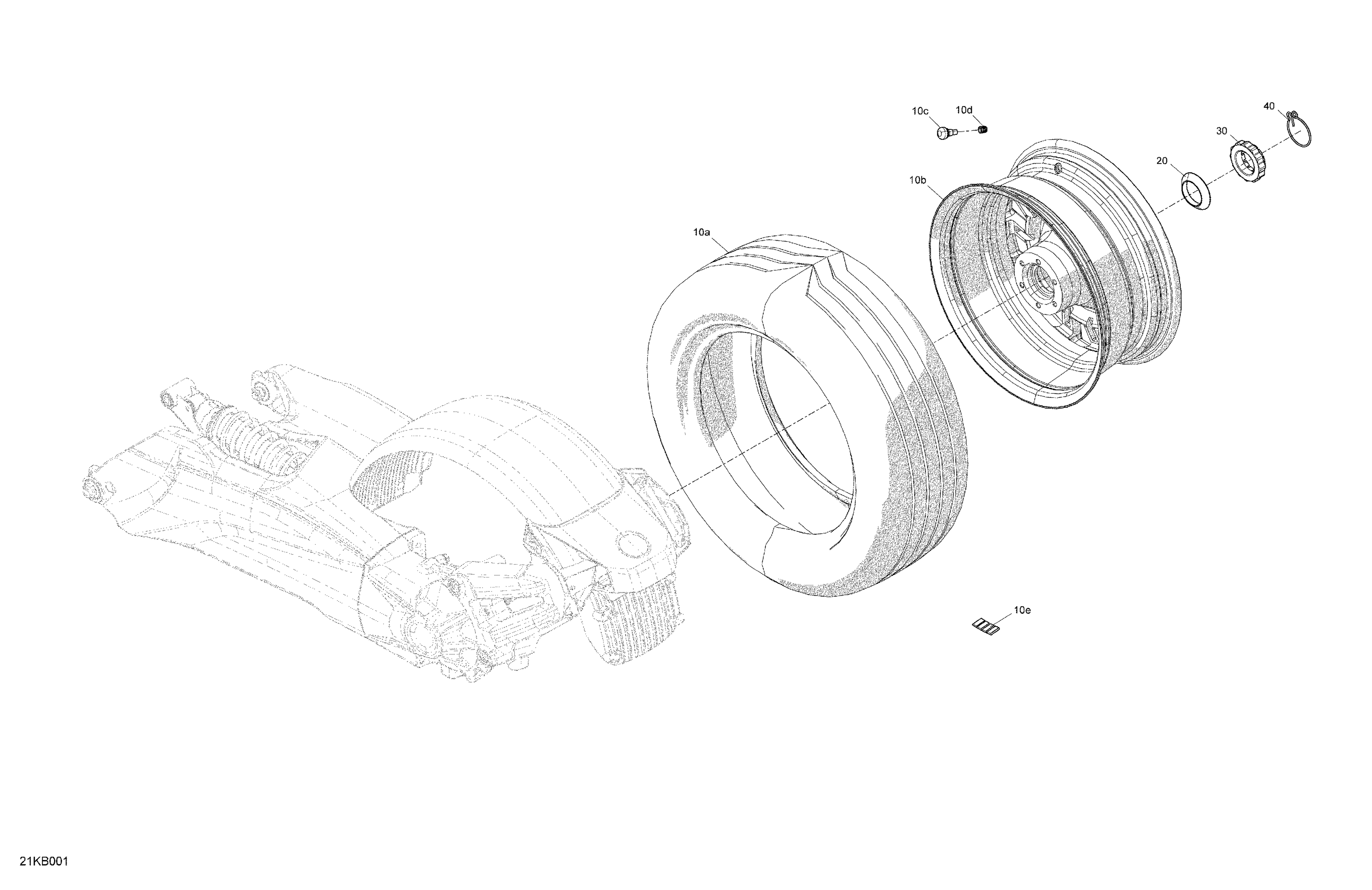 04 ENTRAINEMENT ROUE ARRIERE POUR RYKER RALLY 900 ACE CVT 2022