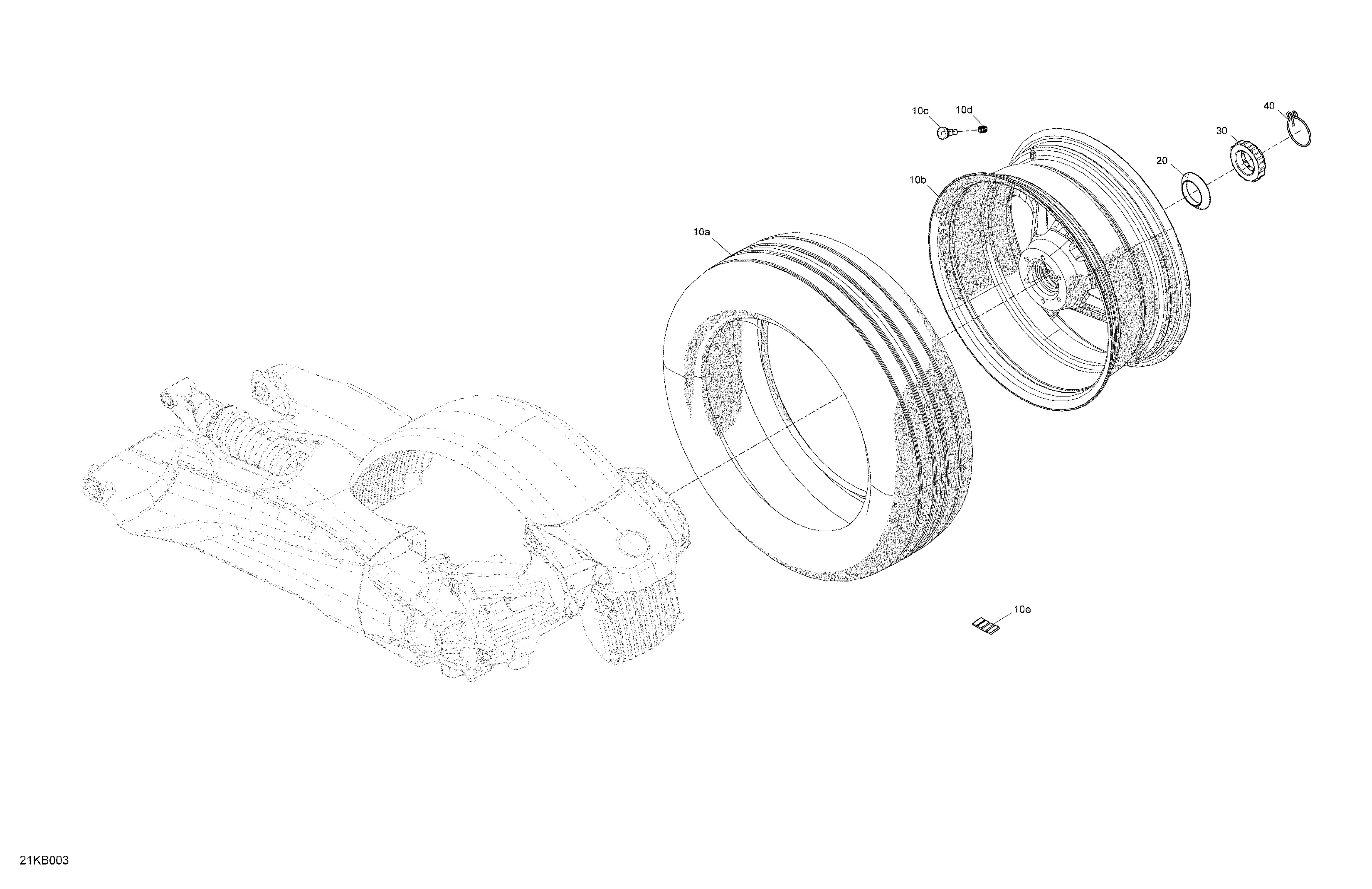 04 ENTRAINEMENT ROUE ARRIERE POUR RYKER 600 ACE CVT 2022