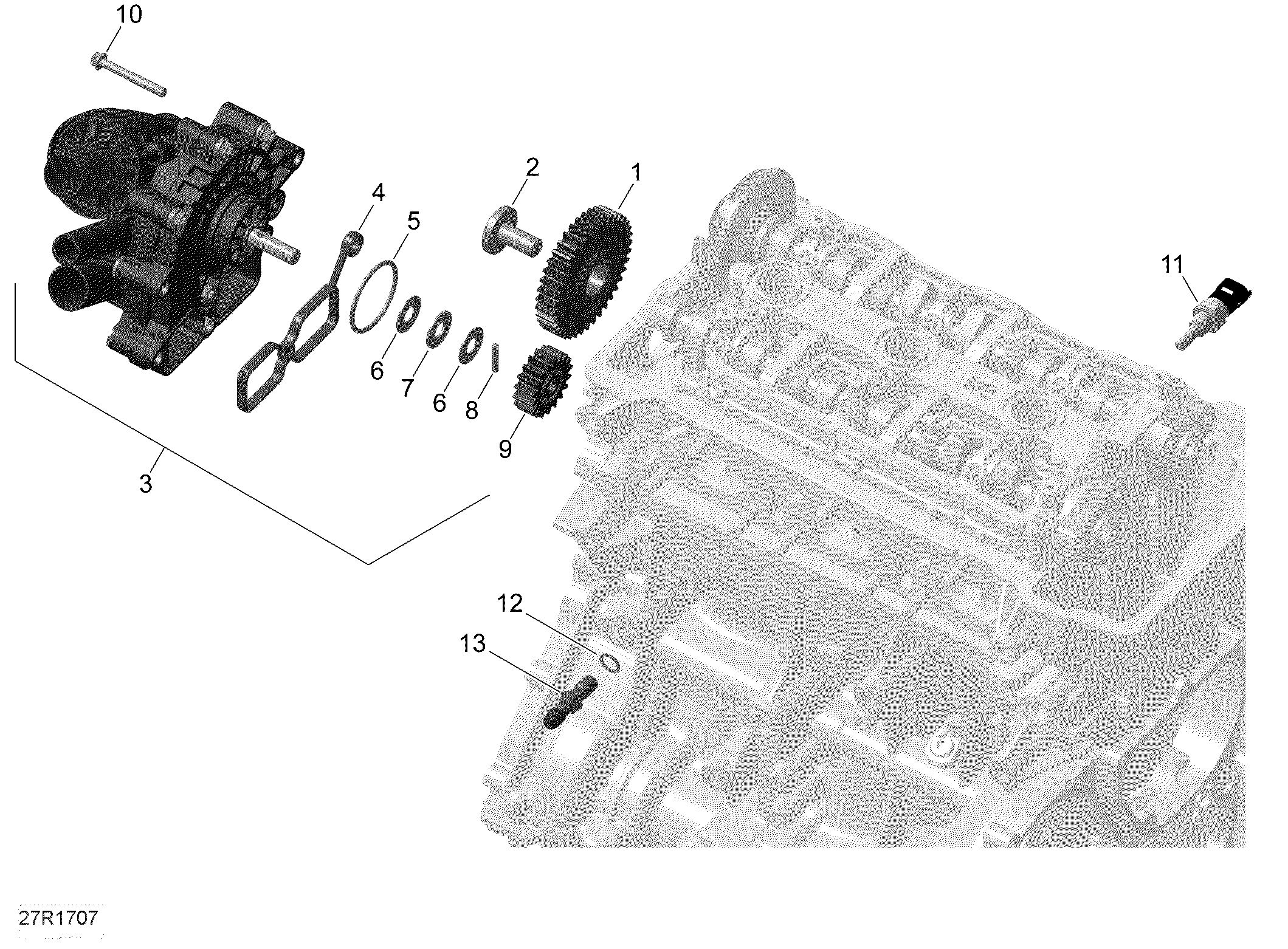 01 ROTAX REFROIDISSEMENT MOTEUR POUR SPYDER F3 LIMITED 10TH EDITION SE6 BLACK 2018