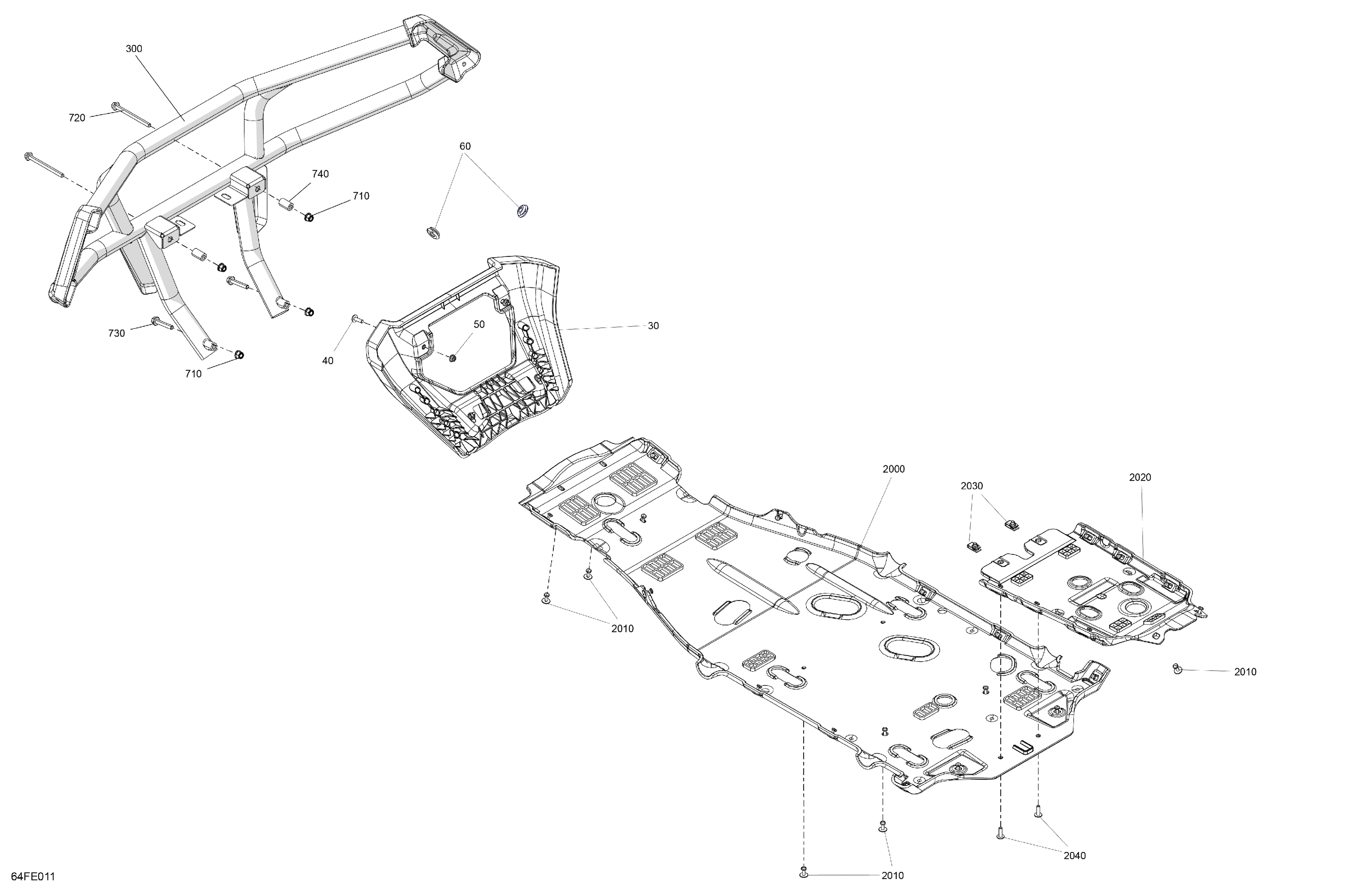 07 CARROSSERIE PLAQUE DE PROTECTION ET PARE CHOCS POUR OUTLANDER PRO STD HD5 LICHEN DU NORD 2025