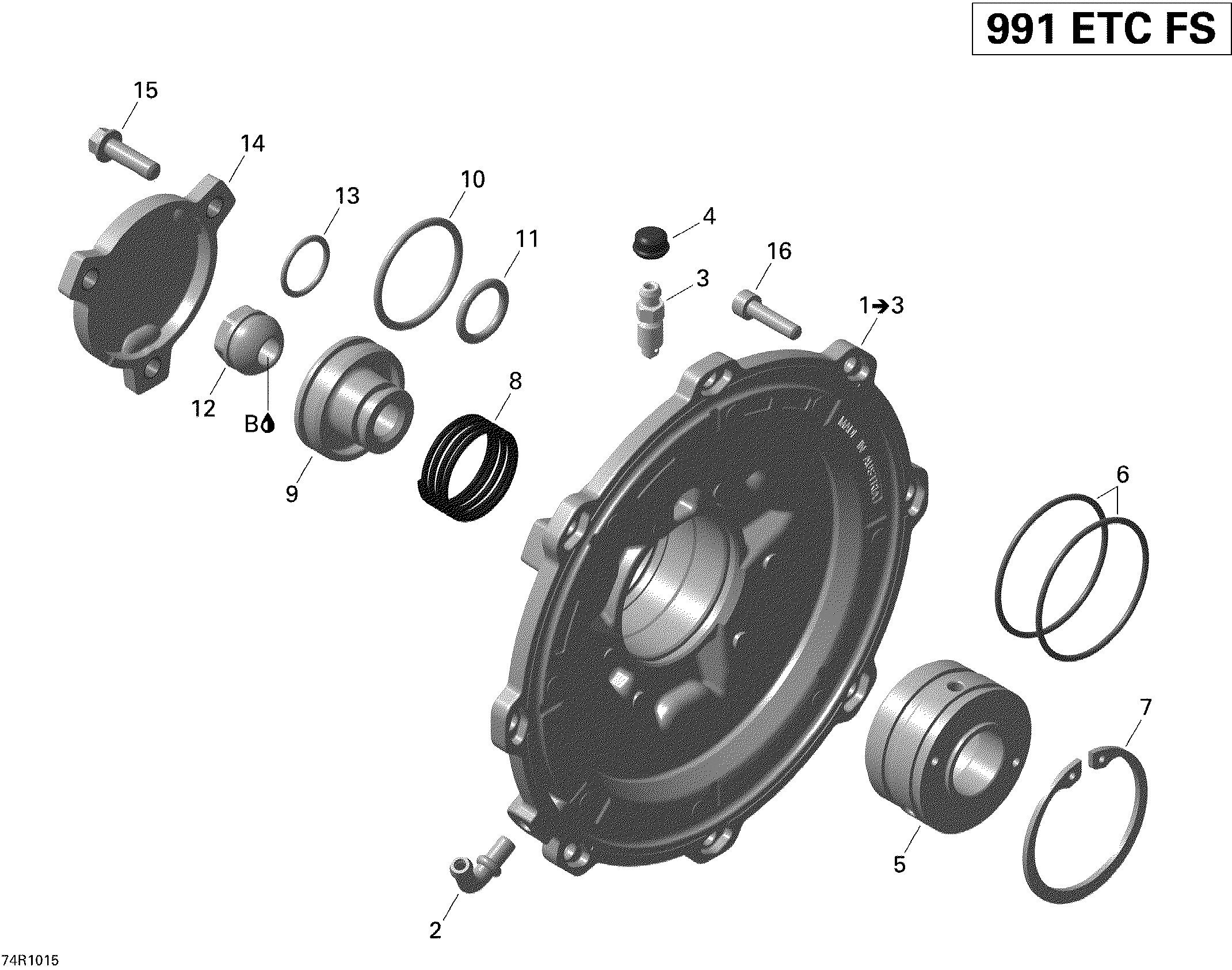 05 COUVERCLE DE DIAPHRAGME POUR SPYDER RT AUDIOTECHNO SM5 FULL MOON 2010