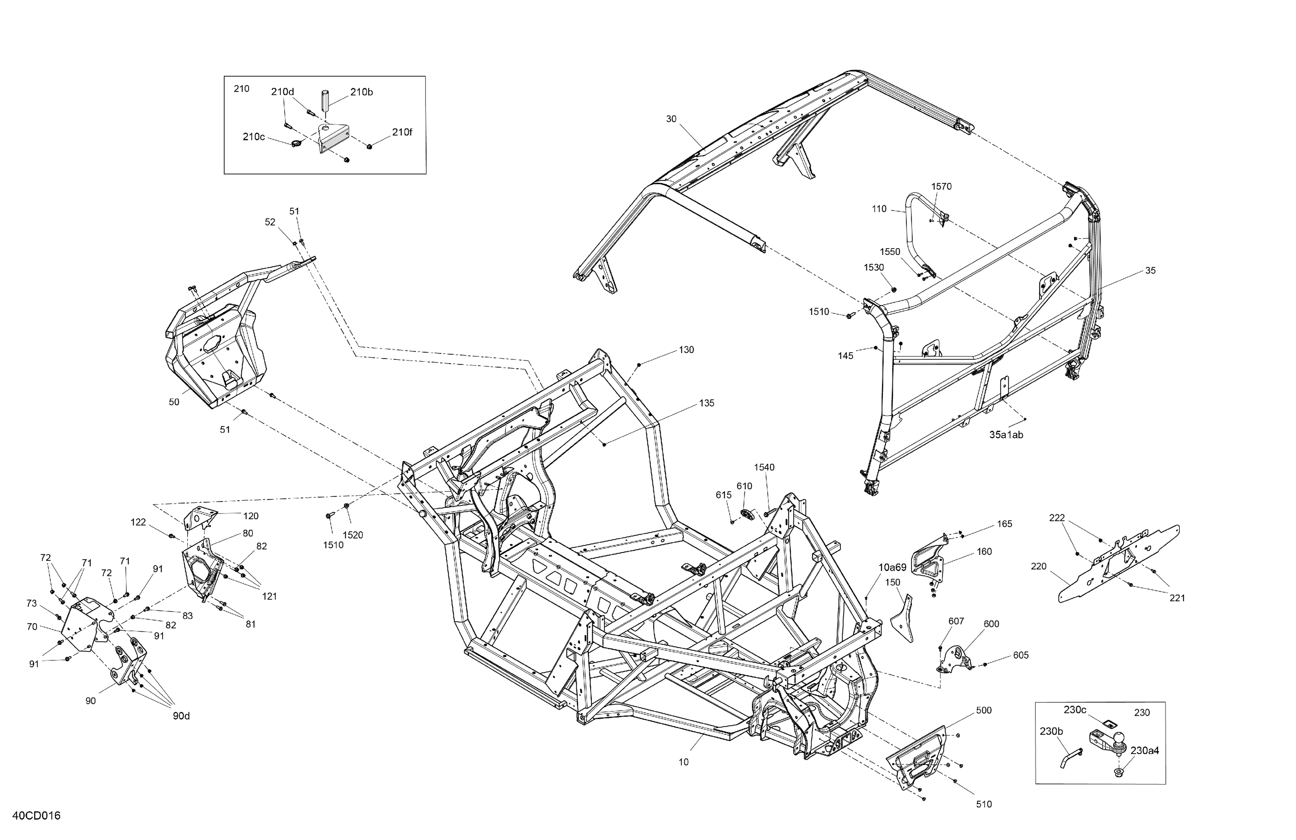 06 CHASSIS SYSTEME POUR TRAXTER HD9 BASE VERT TUNDRA 2024