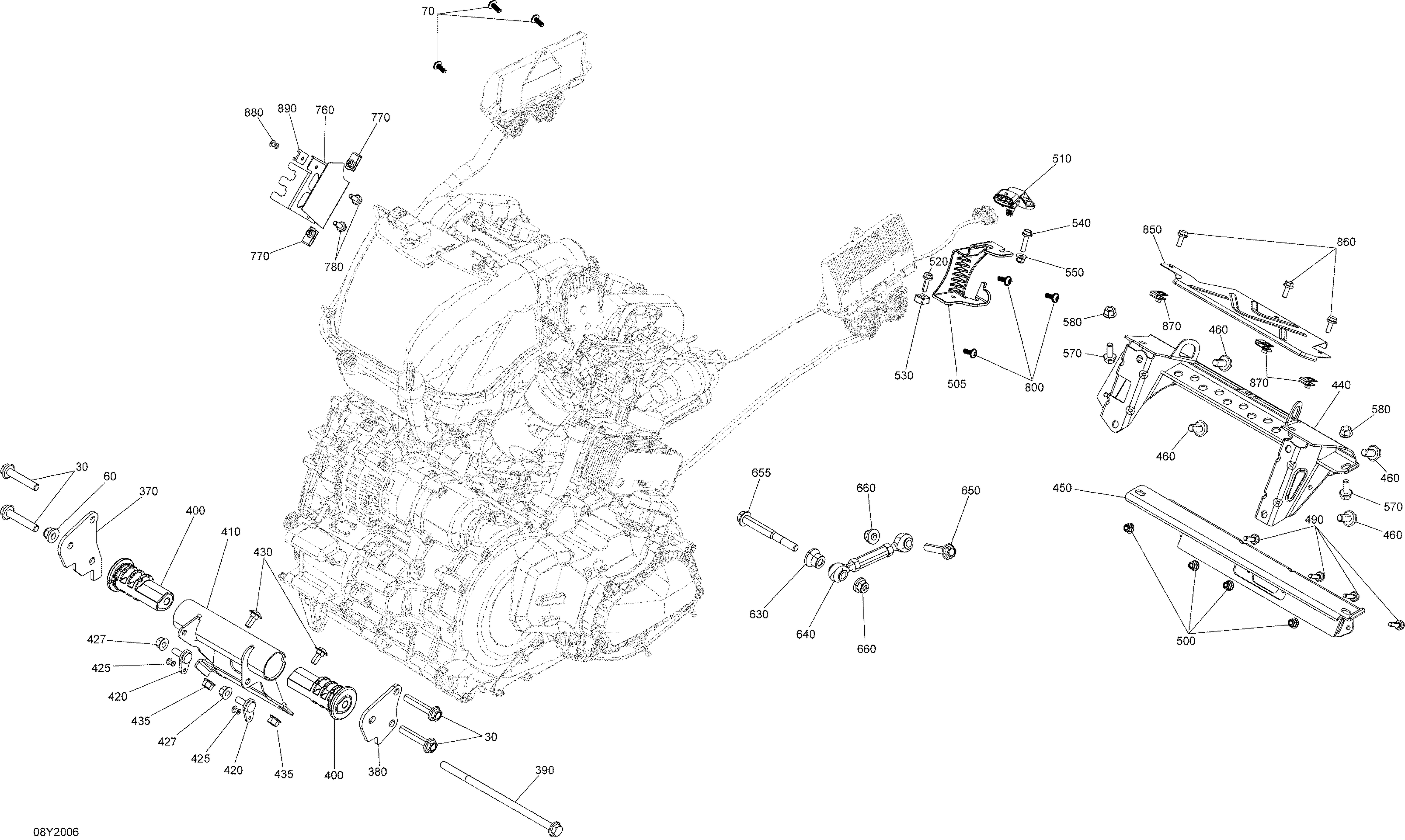 01 MOTEUR POUR SPYDER RT LIMITED CHROME EDITION SEPT 2020 SE6 DEEP MARSALA 2021