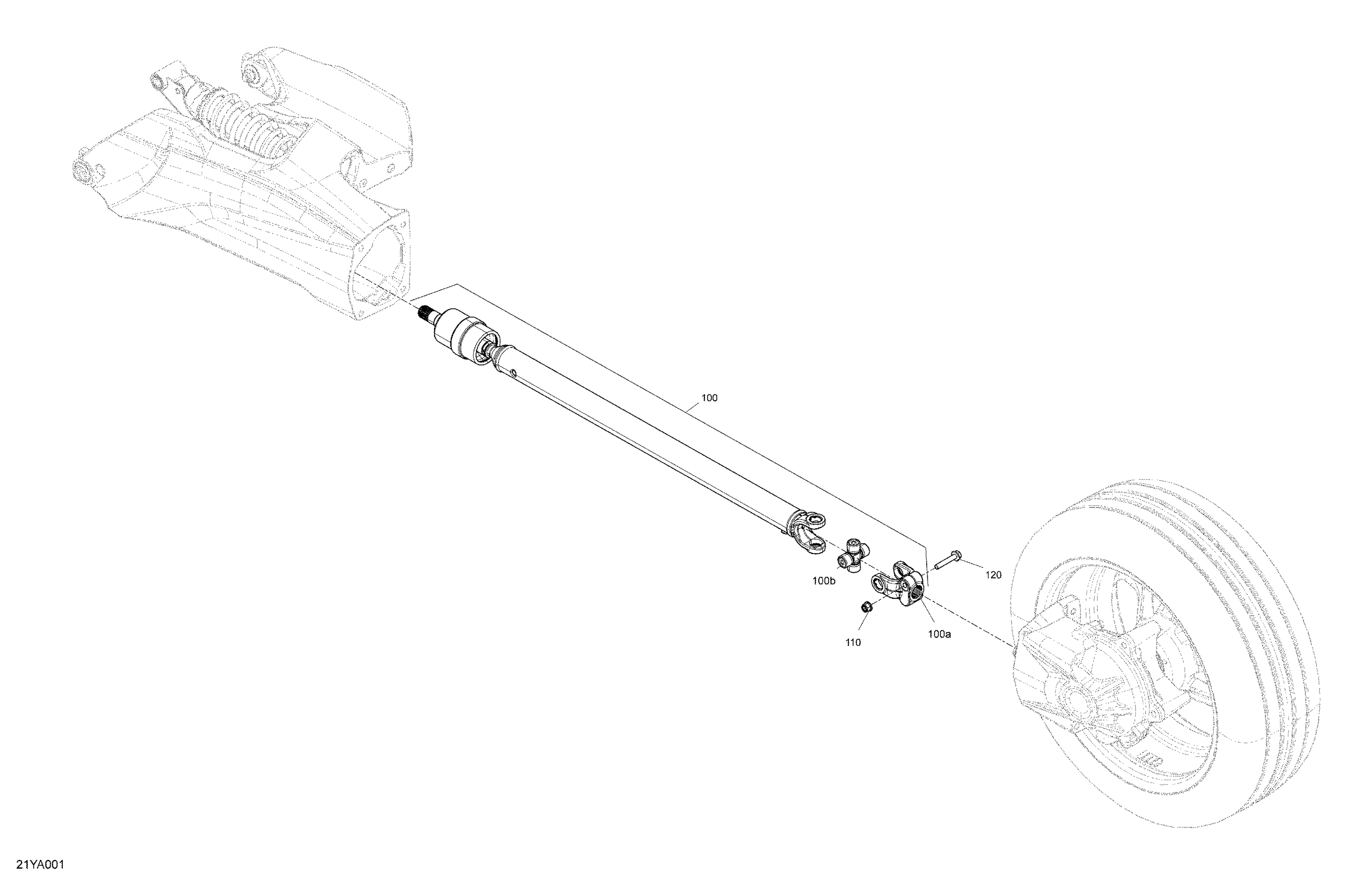 04 ENTRAINEMENT PIECES COMMUNES ARRIERES POUR RYKER 600 ACE CVT 2021