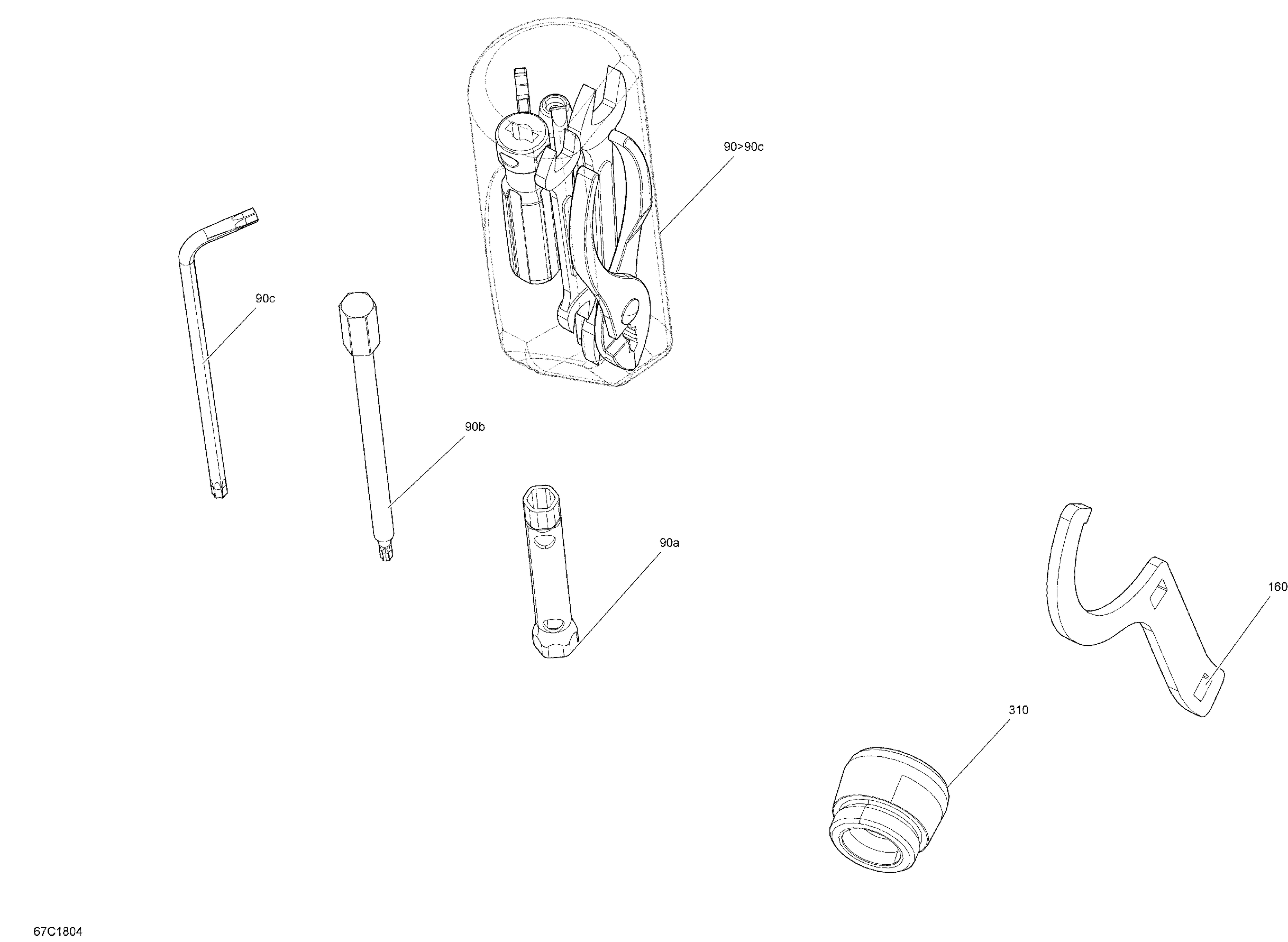 09 MIRROIRS ET OUTILS TOUS LES ENSEMBLES POUR MAVERICK X3 MAX STD BLANC BRILLANT TURBO R SHFM 2018