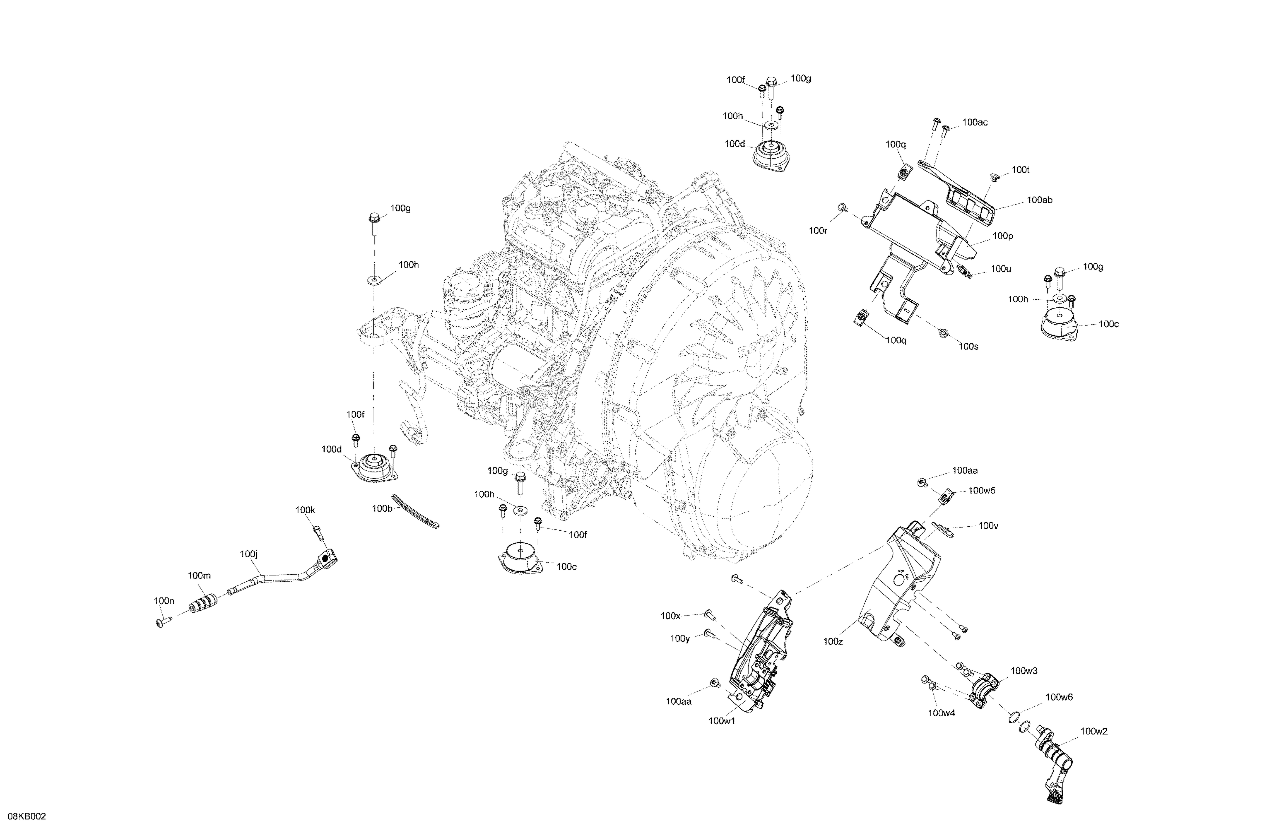 02 MOTEUR SYSTEME POUR RYKER 600 ACE CVT 2022