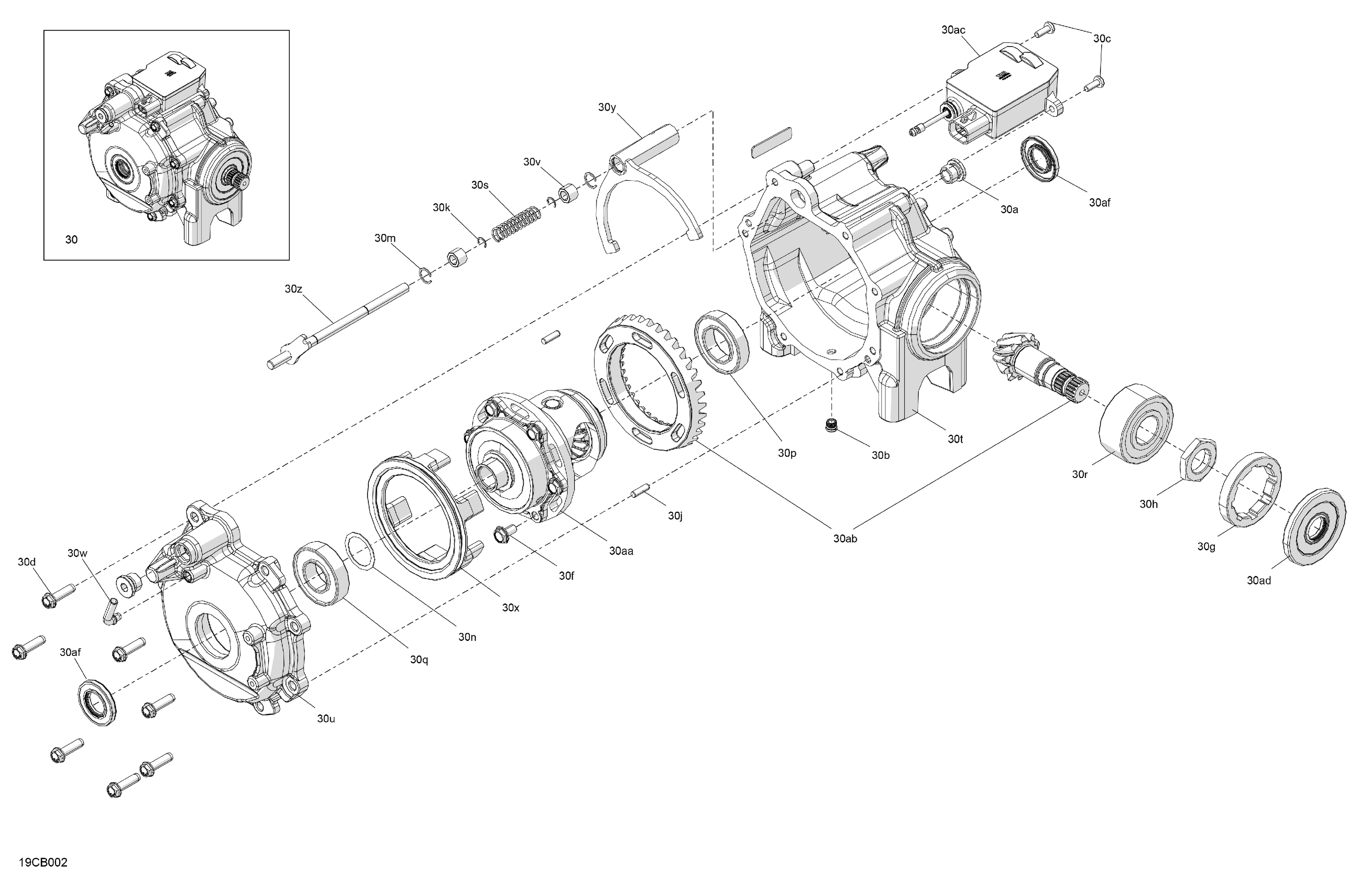 04 ENTRAINEMENT AVANT PIECES DU DIFFERENTIEL POUR TRAXTER HD7 XU VERT TUNDRA 2022