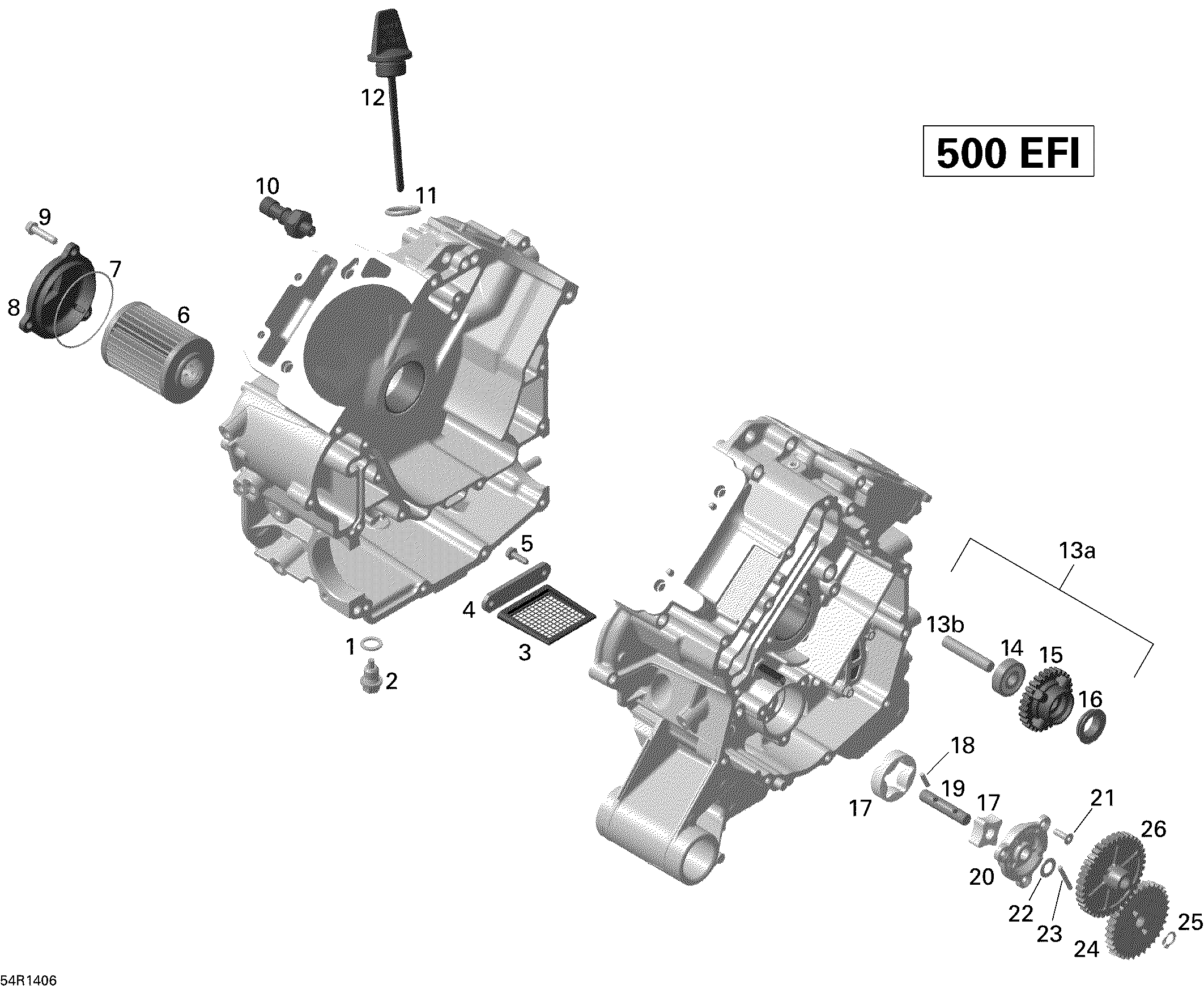 01 LUBRIFICATION DU MOTEUR POUR OUTLANDER DPS GRIS 2014