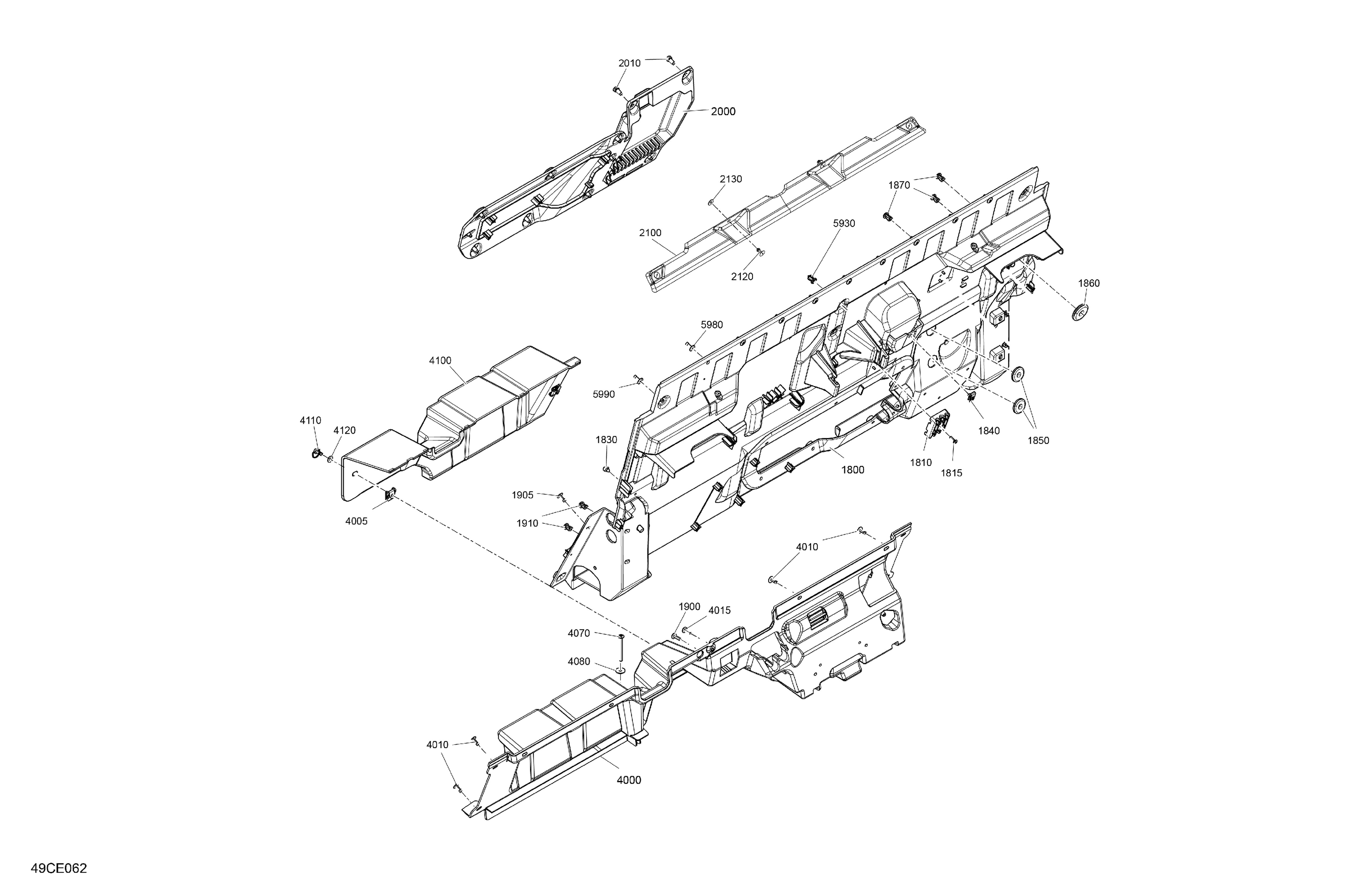 07 INTERIEUR DE LA CABINE PAROI ARRIERE POUR TRAXTER 6X6 HD10 DPS VERT ESCADRON 2025