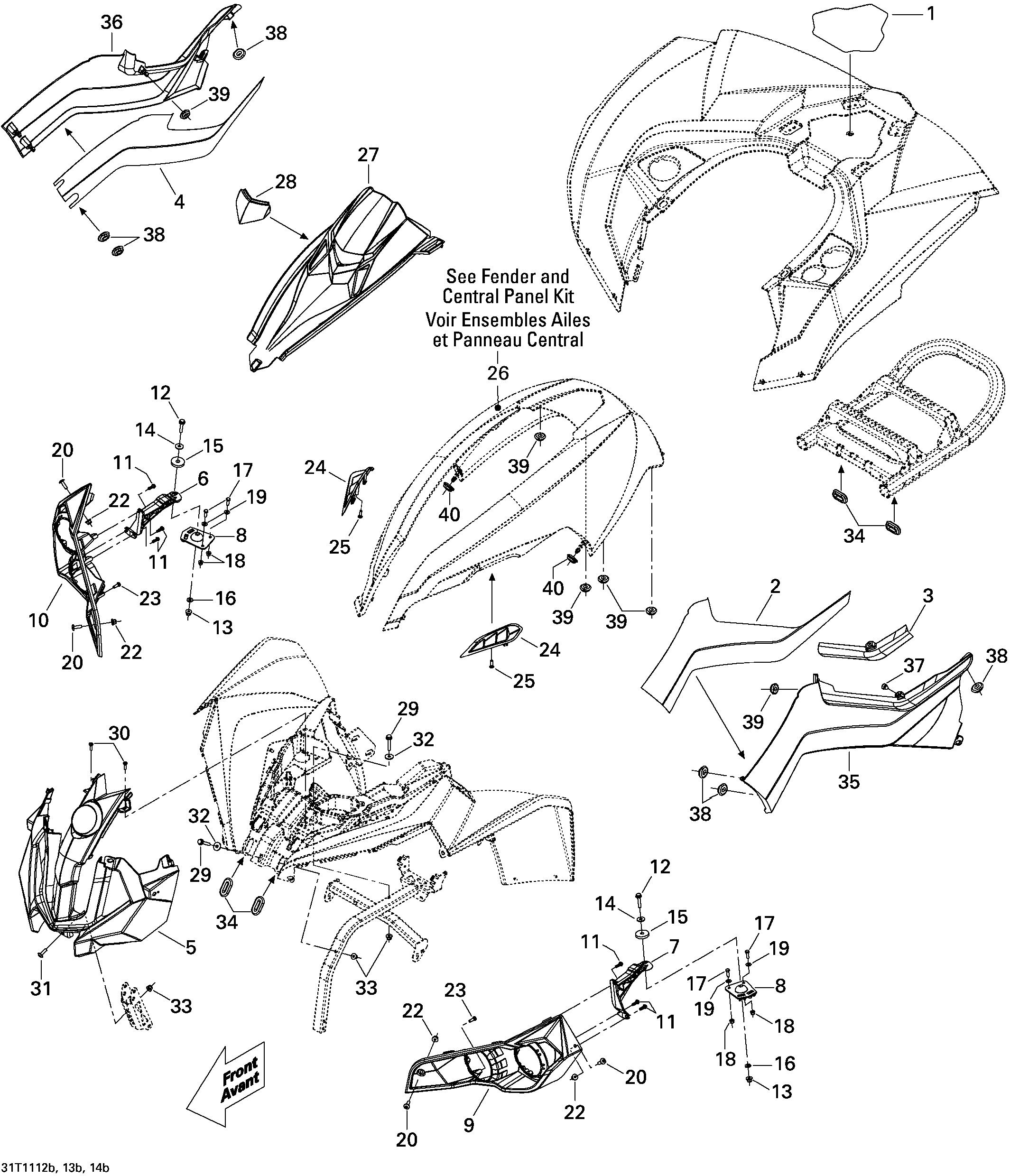 09 CARROSSERIE ET ACCESSOIRES 2 POUR RENEGADE STD BLANC 2011