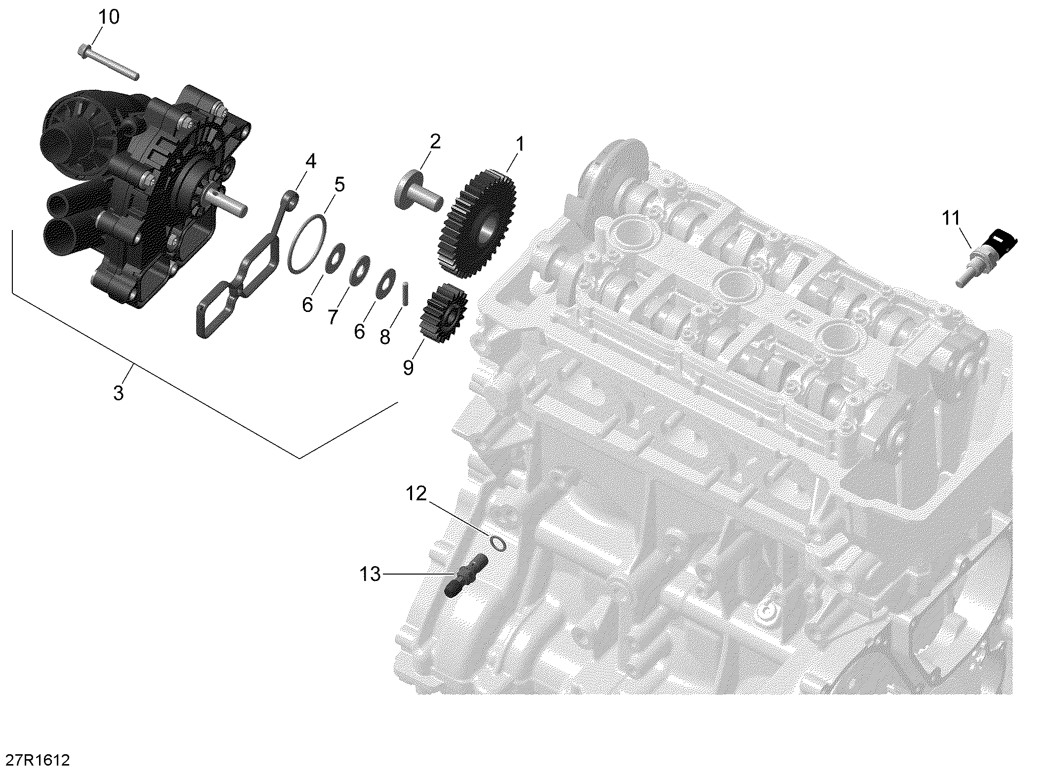 01 REFROIDISSEMENT MOTEUR POUR SPYDER RT LIMITED SE6 INTENSE RED PEARL 2016
