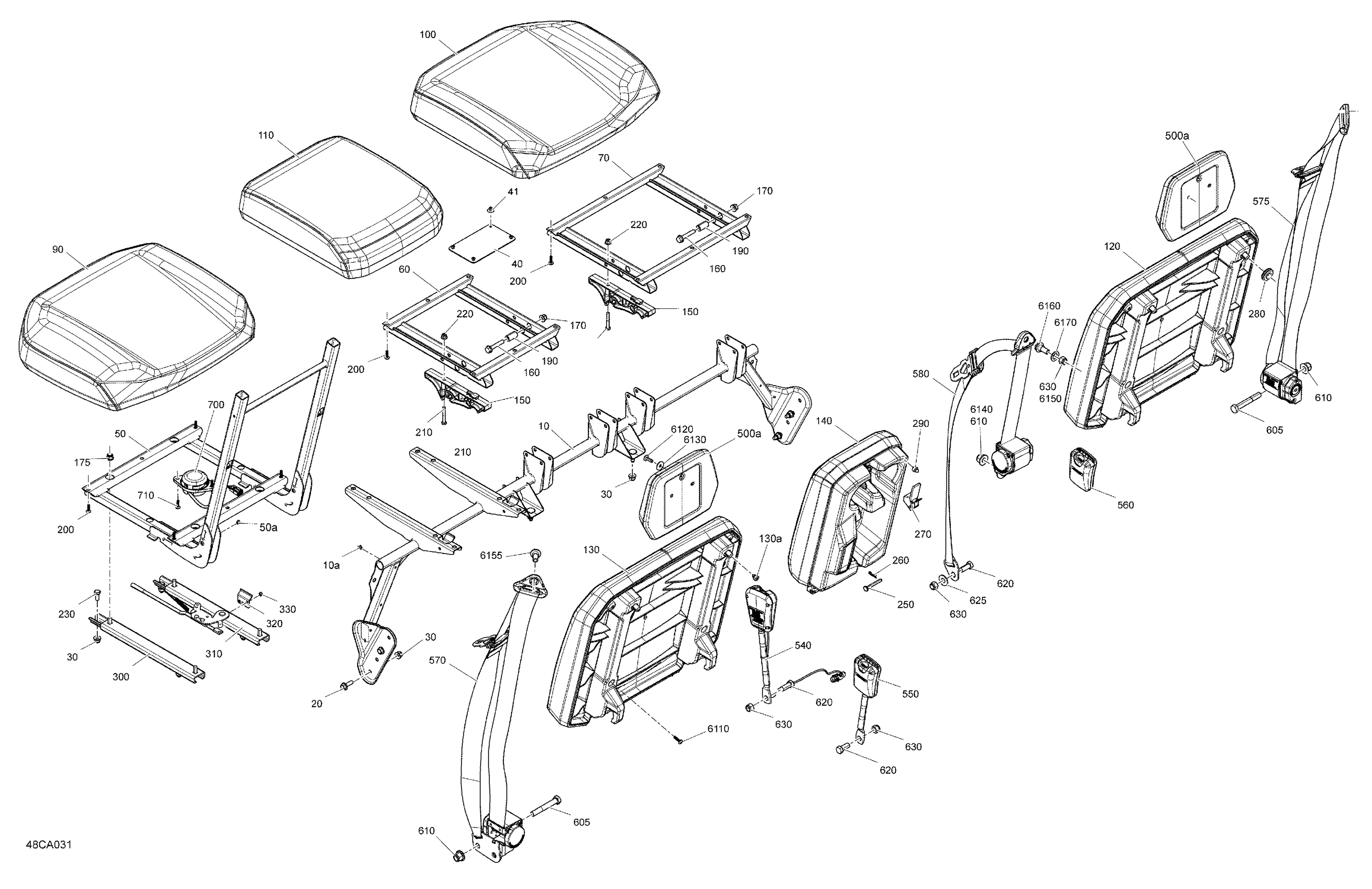 07 CARROSSERIE SIEGE POUR TRAXTER HD10 XU HYPER ARGENT 2021