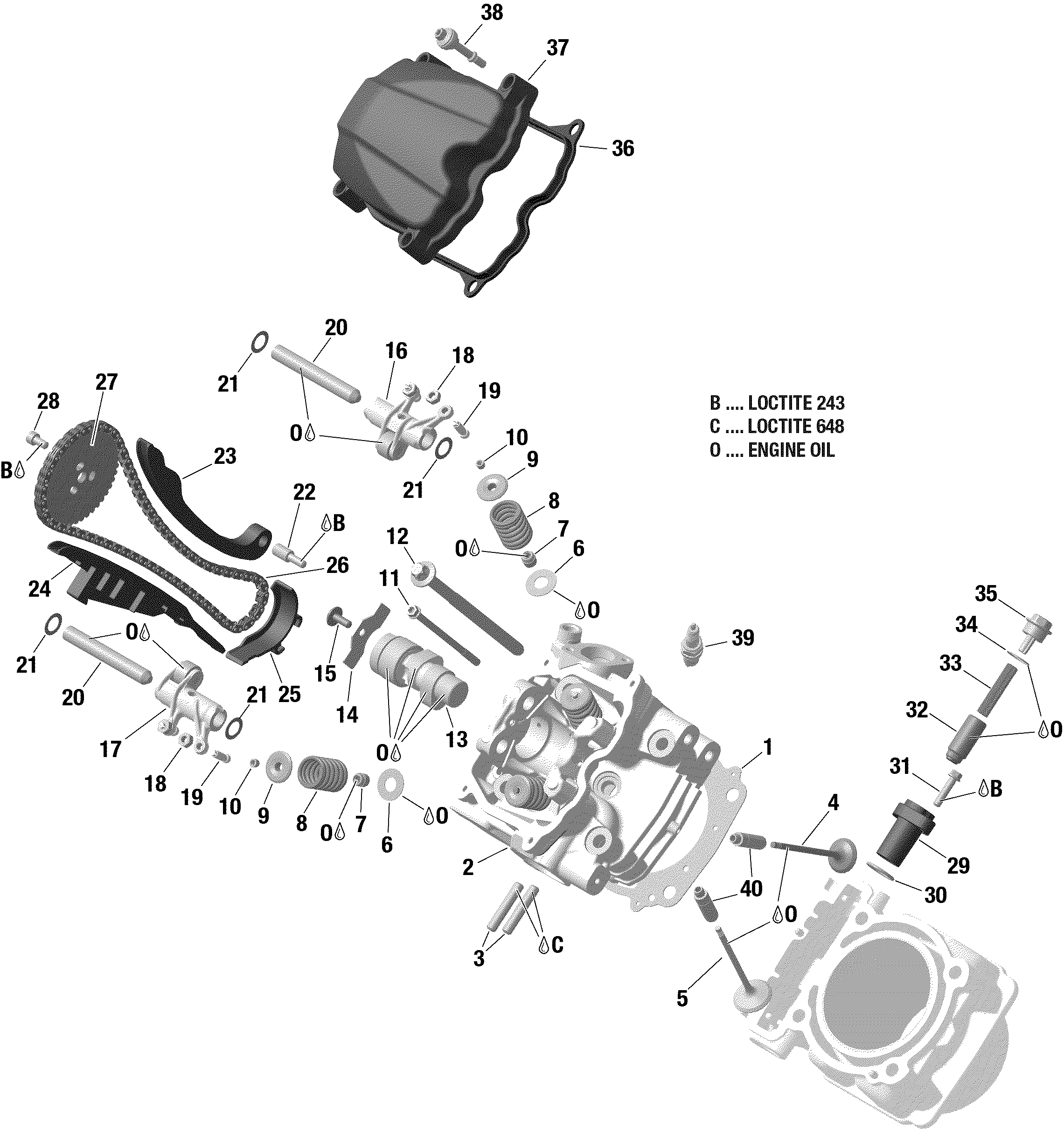 01 CULASSE AVANT 1010R POUR MAVERICK SPORT 1000R DPS ROUGE 2019