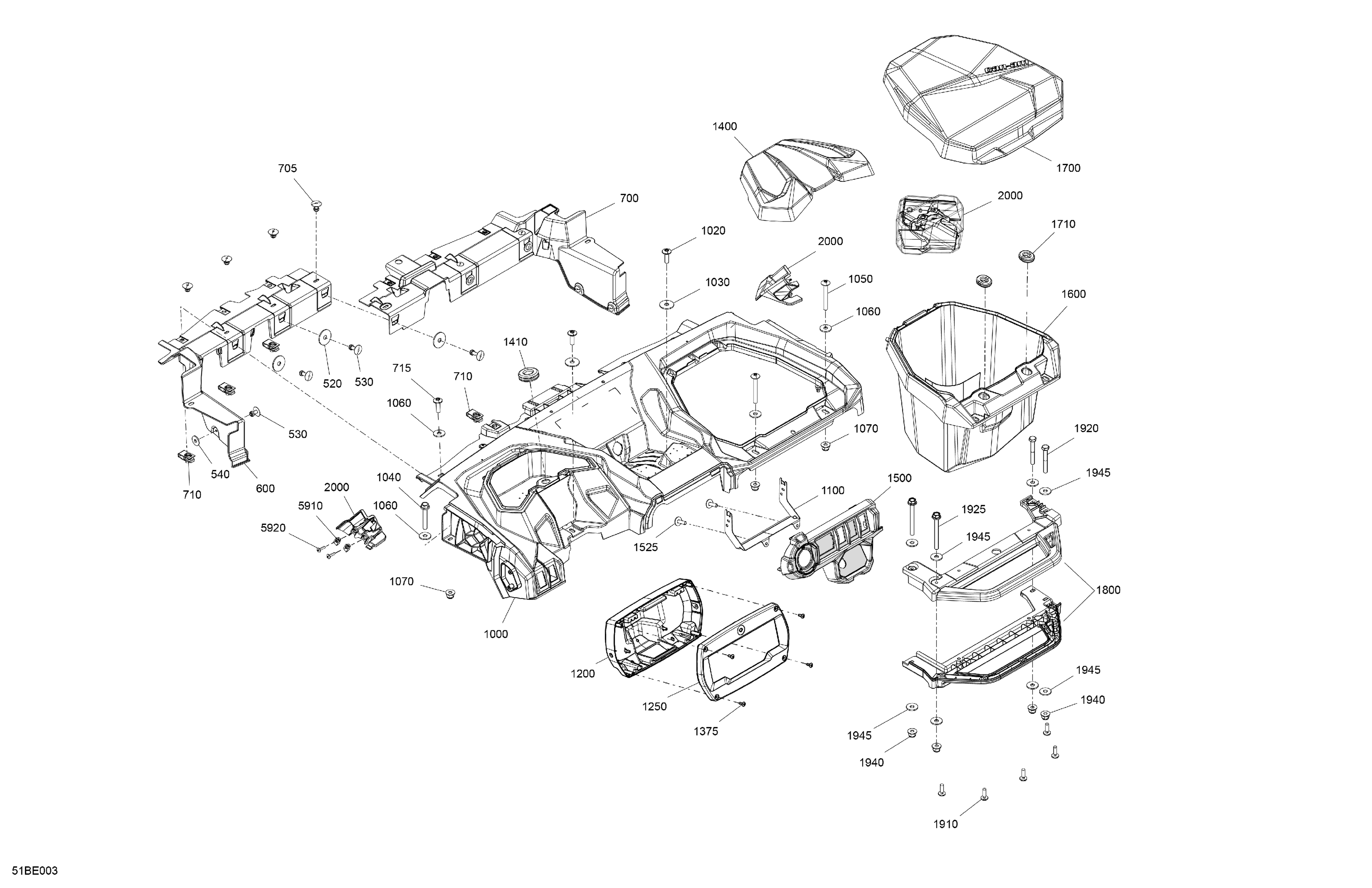 07 INTERIEUR CABINE TABLEAU DE BORD POUR MAVERICK SPORT 1000R EFI DPS SAS NOIR ETERNEL METALLIQUE 2025