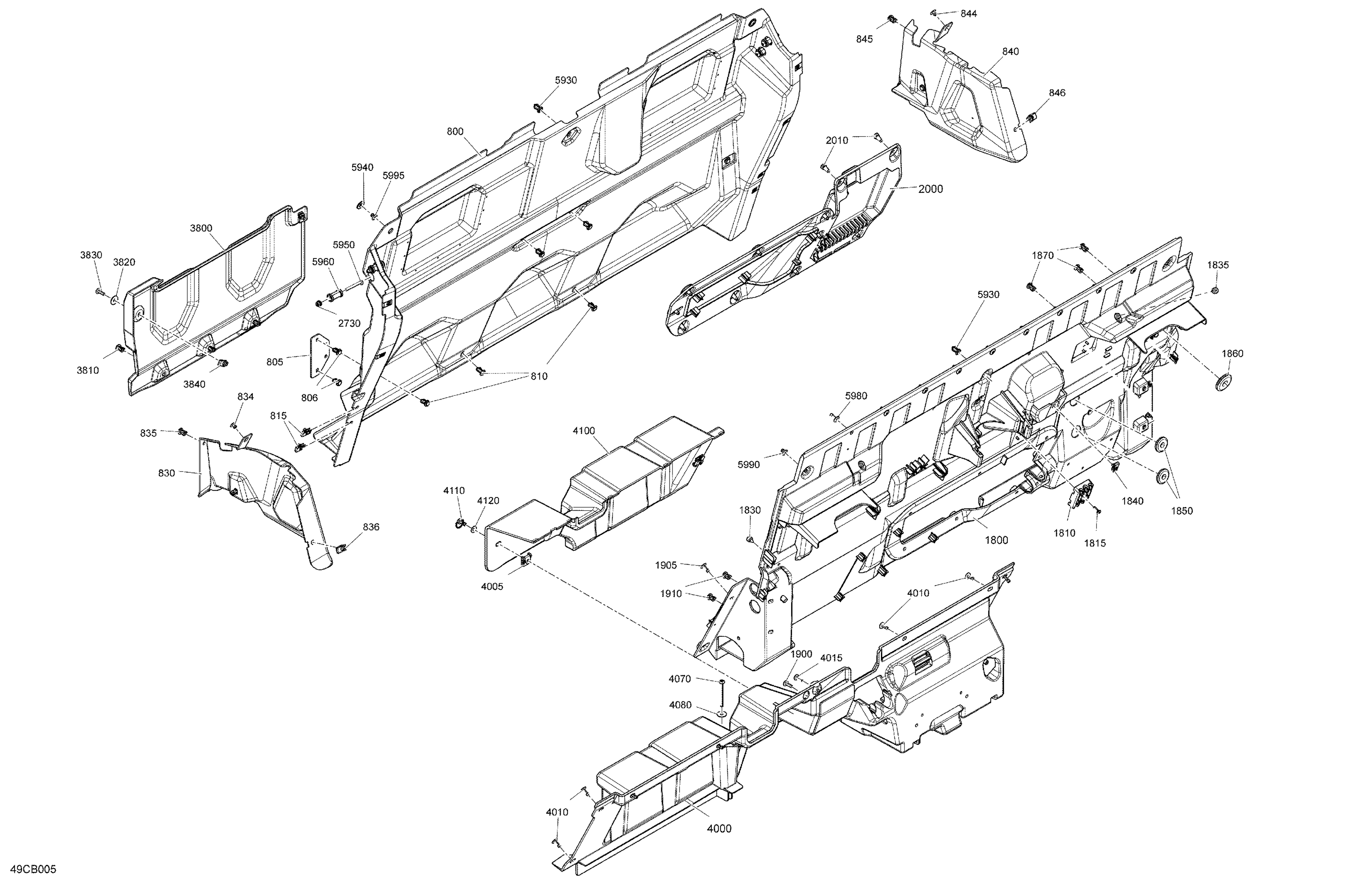 07 HABITACLE MUR ARRIERE POUR TRAXTER MAX HD9 DPS VERT TUNDRA 2022
