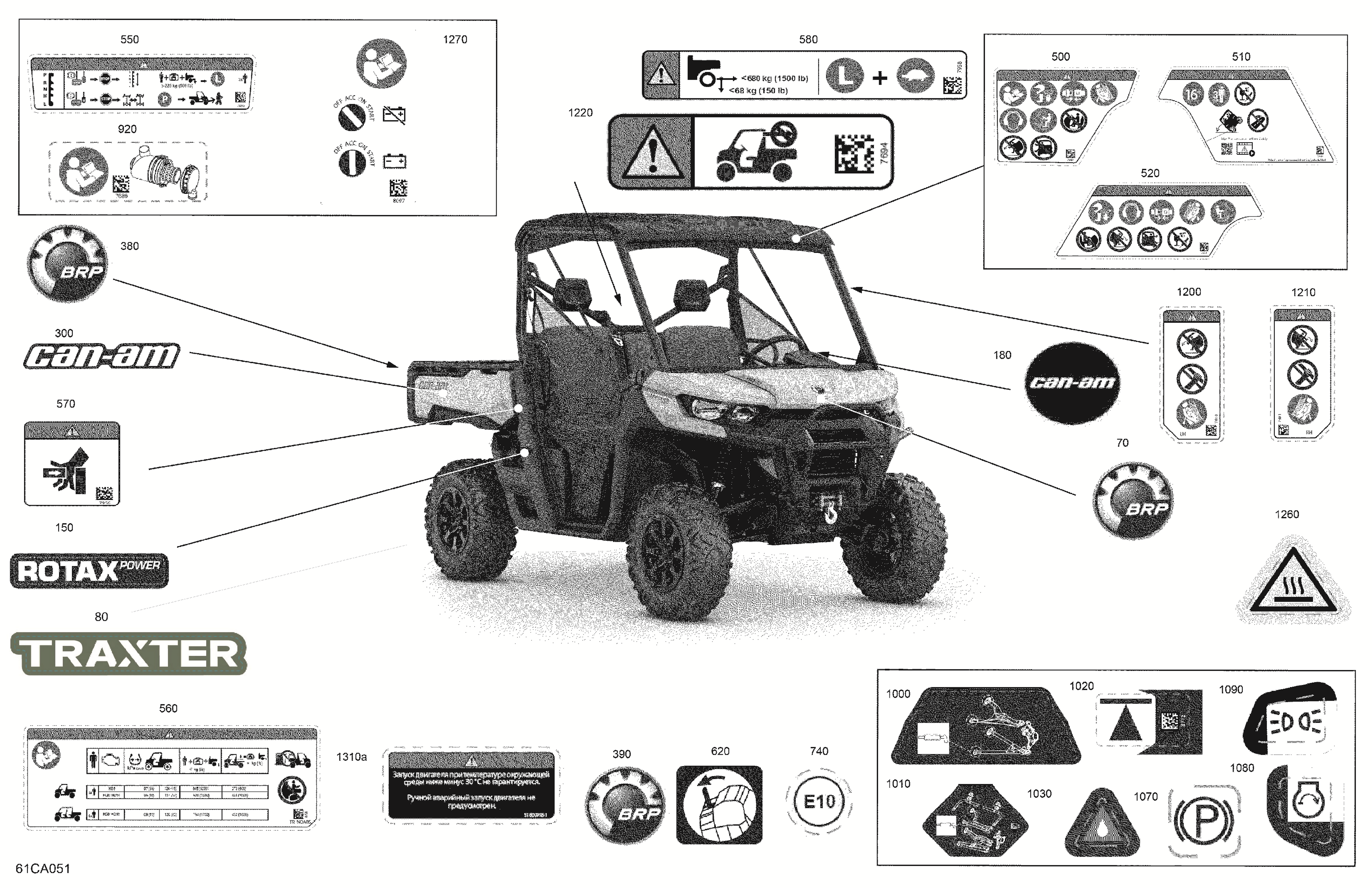 07 CARROSSERIE KITS DECO BASE POUR TRAXTER HD5 BASE VERT ESCADRON 2021