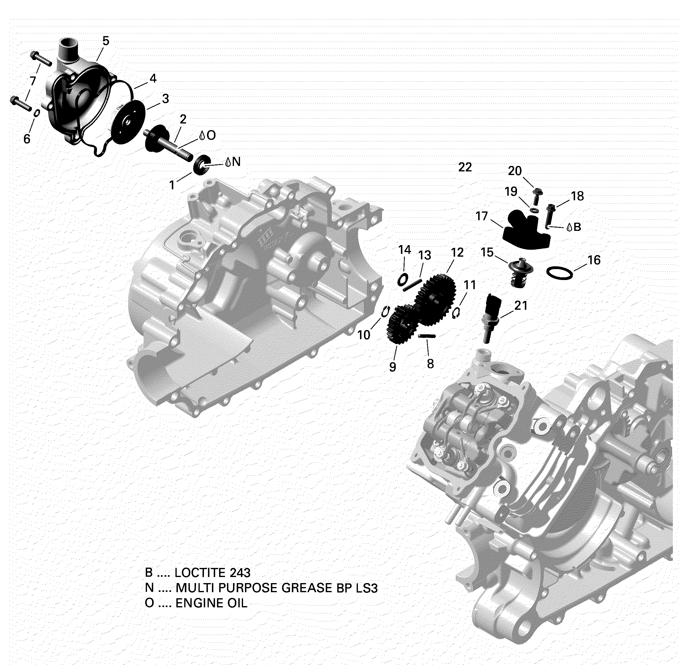 01 ROTAX REFROIDISSEMENT MOTEUR POUR DEFENDER BASE JAUNE 2000 HD5 NXT 2018