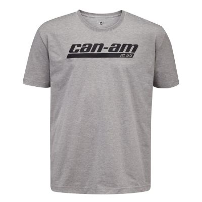 T-SHIRT HOMME CAN-AM "RACE ROOTS" GRIS