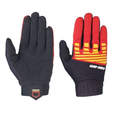 GANTS EN TISSU CAN-AM "STEER GLOVES" ROUGE