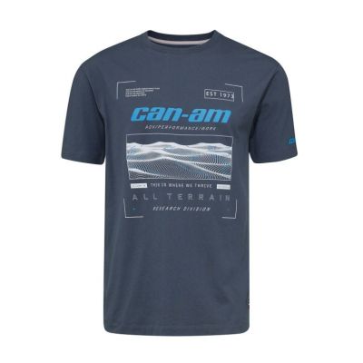 T-SHIRT CAN-AM "WARPATH" BLEU