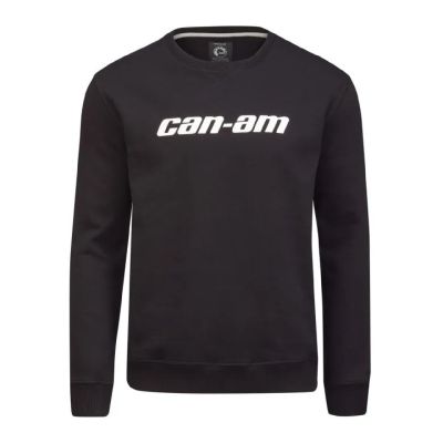 SWEAT HOMME CAN-AM "SIGNATURE CREW FLEECE" NOIR