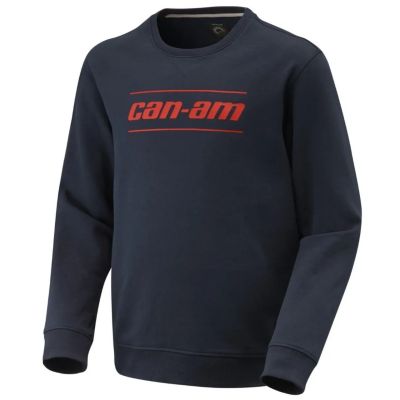 T-SHIRT MANCHES LONGUES CAN-AM "NAVY SIGNATURE CREW FLEECE" 2023